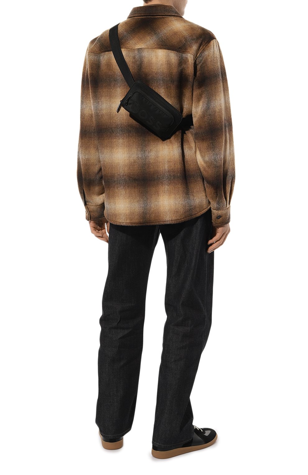 Текстильная поясная сумка BOSS черного цвета по цене 13800 руб., арт. 50503926, фото 7 Текстильная поясная сумка BOSS, арт. 50503926, фото 7