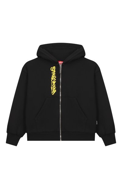 Хлопковая толстовка SPRAYGROUND, арт. SPY1499GBLK/SPRAYGR0UND TAG FULL-ZIP PERFECT H00DI