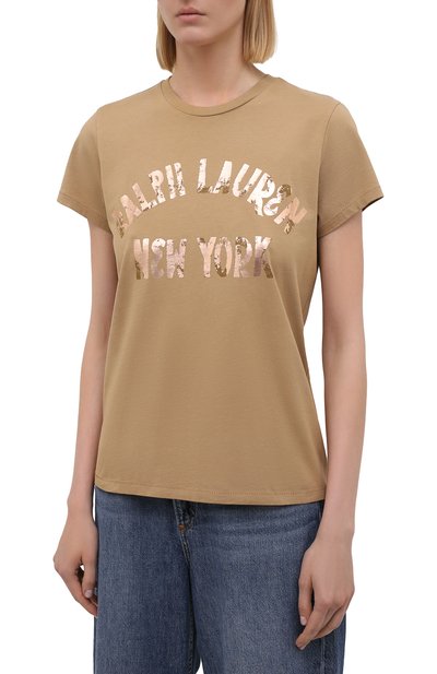 Хлопковая футболка POLO RALPH LAUREN, арт. 211839166, фото 3