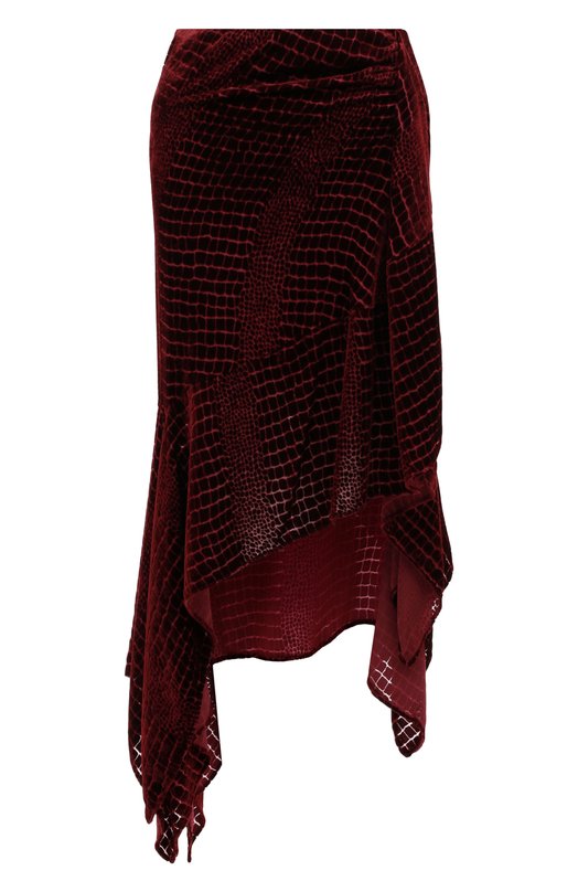 

Бархатная юбка Roberto Cavalli, Бордовый