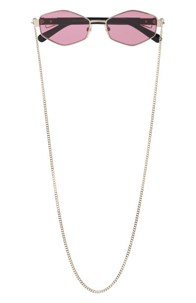 Солнцезащитные очки и цепочка MARC JACOBS (THE) розового цвета по цене 22950 руб., арт. MARC 496 Y11, фото 3 Солнцезащитные очки и цепочка MARC JACOBS (THE), арт. MARC 496 Y11, фото 3
