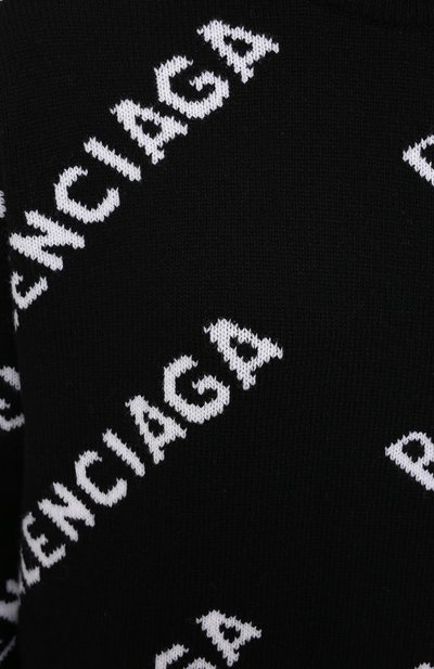 Шерстяной свитер BALENCIAGA черного цвета по цене 120000 руб., арт. 620983/T1567, фото 5 Шерстяной свитер BALENCIAGA, арт. 620983/T1567, фото 5