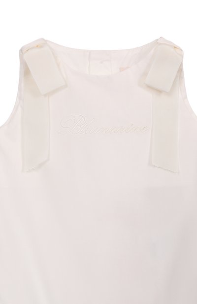 Хлопковый песочник BLUMARINE кремового цвета по цене 15450 руб., арт. BNPG0050/CA030, фото 3 Хлопковый песочник BLUMARINE, арт. BNPG0050/CA030, фото 3