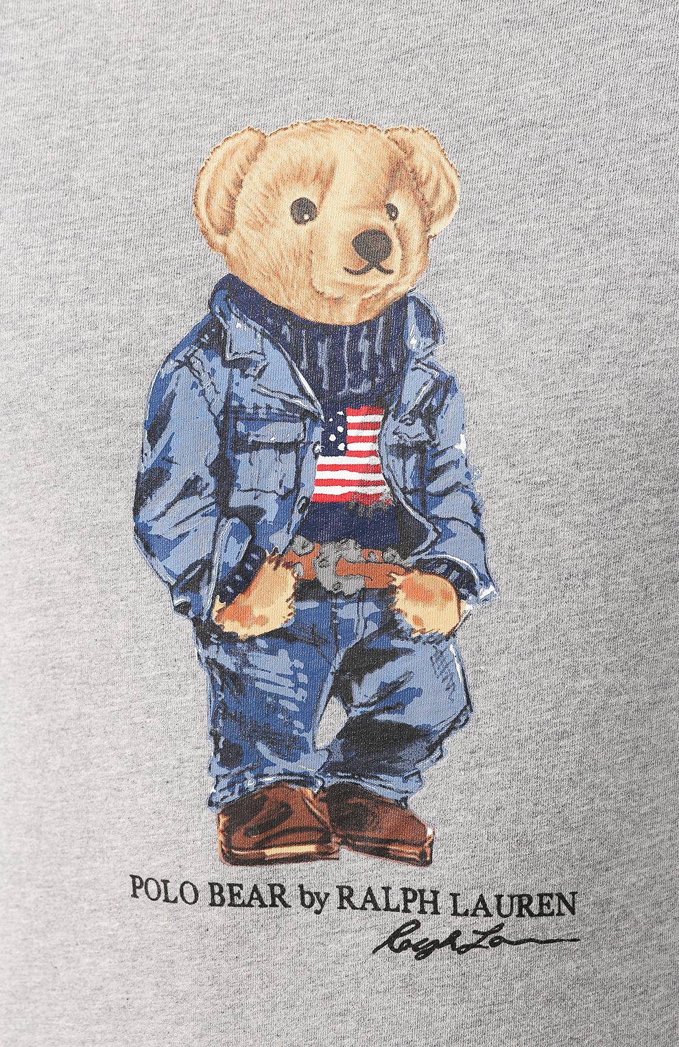 Хлопковая футболка POLO RALPH LAUREN, арт. 710795737, фото 5