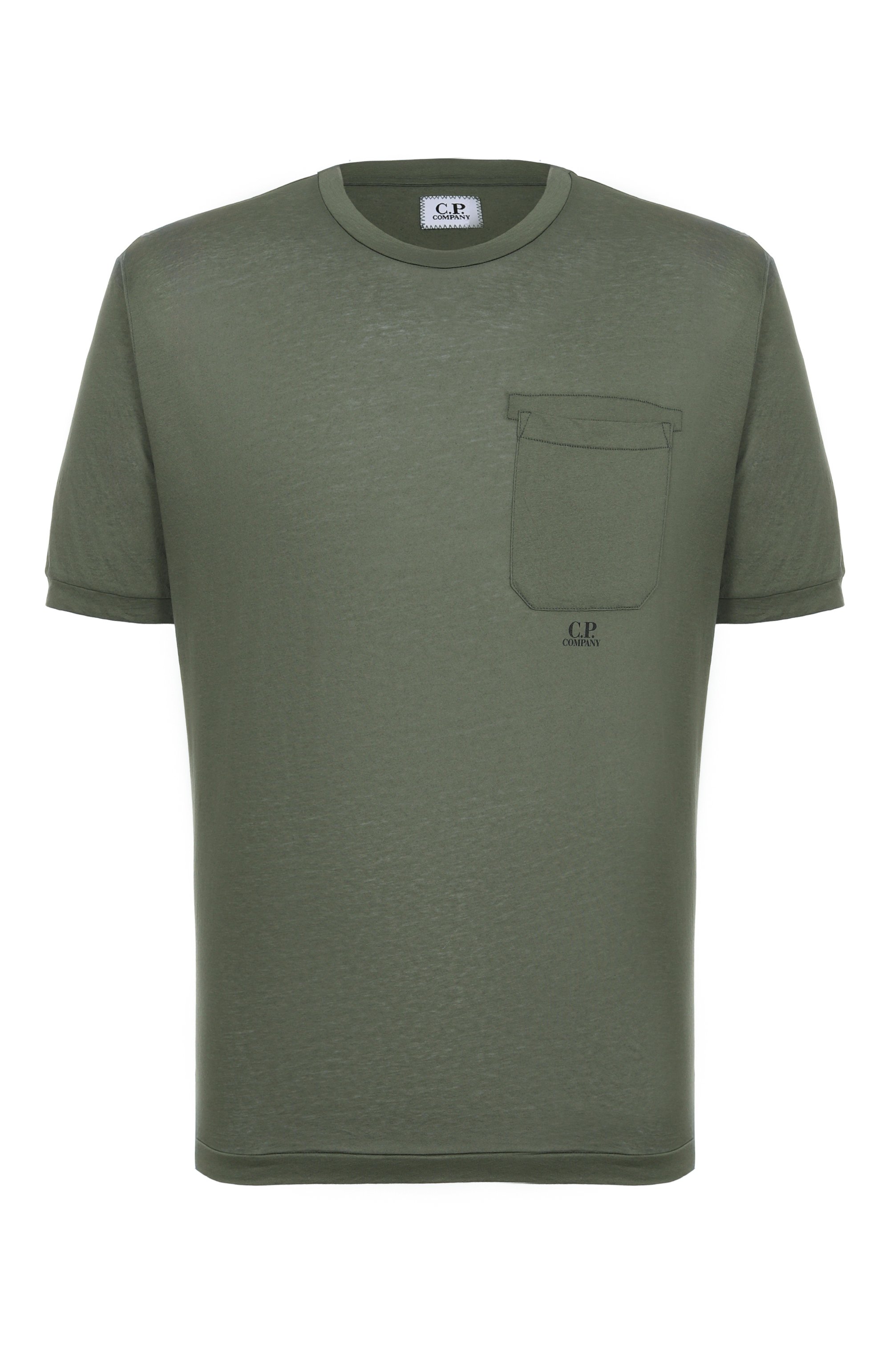Хлопковая футболка C.P. COMPANY, арт. 18CMTS257A110302W, фото 1
