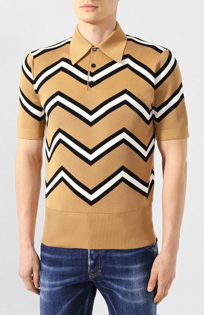 Шелковое поло DOLCE & GABBANA, арт. GXA20T/JASKP, фото 3