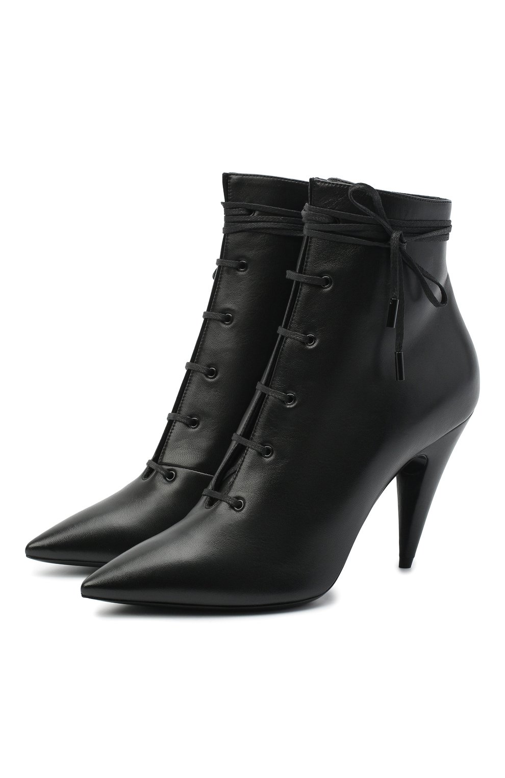 Кожаные ботильоны romy SAINT LAURENT, арт. 632642/1N800, фото 1