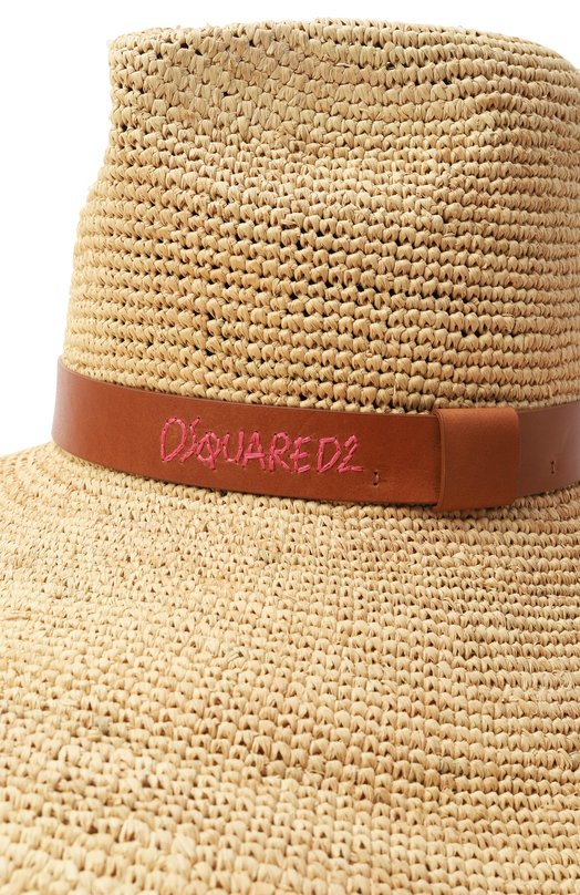 Шляпа из рафии Dsquared2 HAW0050 Бежевый  HAW0050 Фото 4