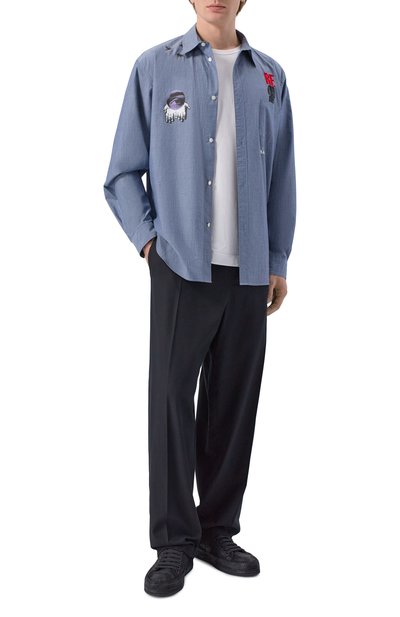 Хлопковая рубашка UNDERCOVER, арт. UP1F4413, фото 2