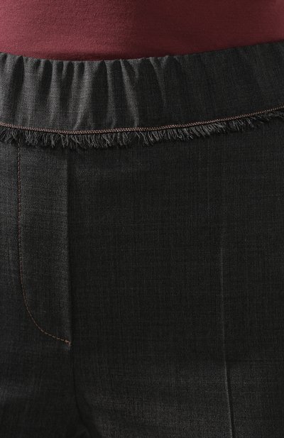 Шерстяные брюки BRUNELLO CUCINELLI, арт. M0H61P6897, фото 5