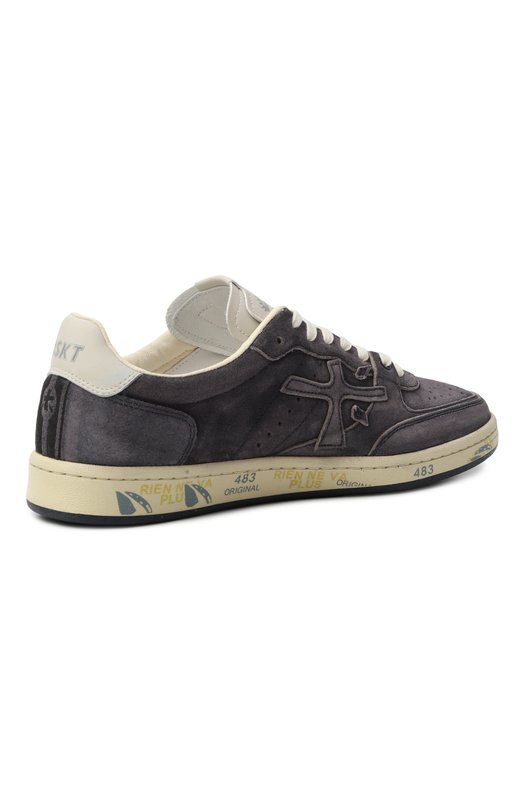 Замшевые кеды Bskt Clay Premiata BSKT CLAY/VAR 6962 Серый  BSKT CLAY/VAR 6962 Фото 5