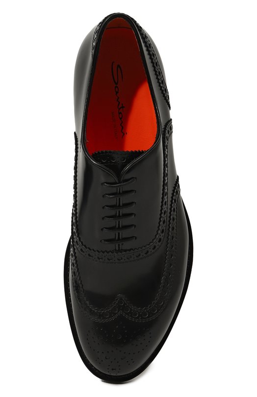 фото Кожаные оксфорды santoni