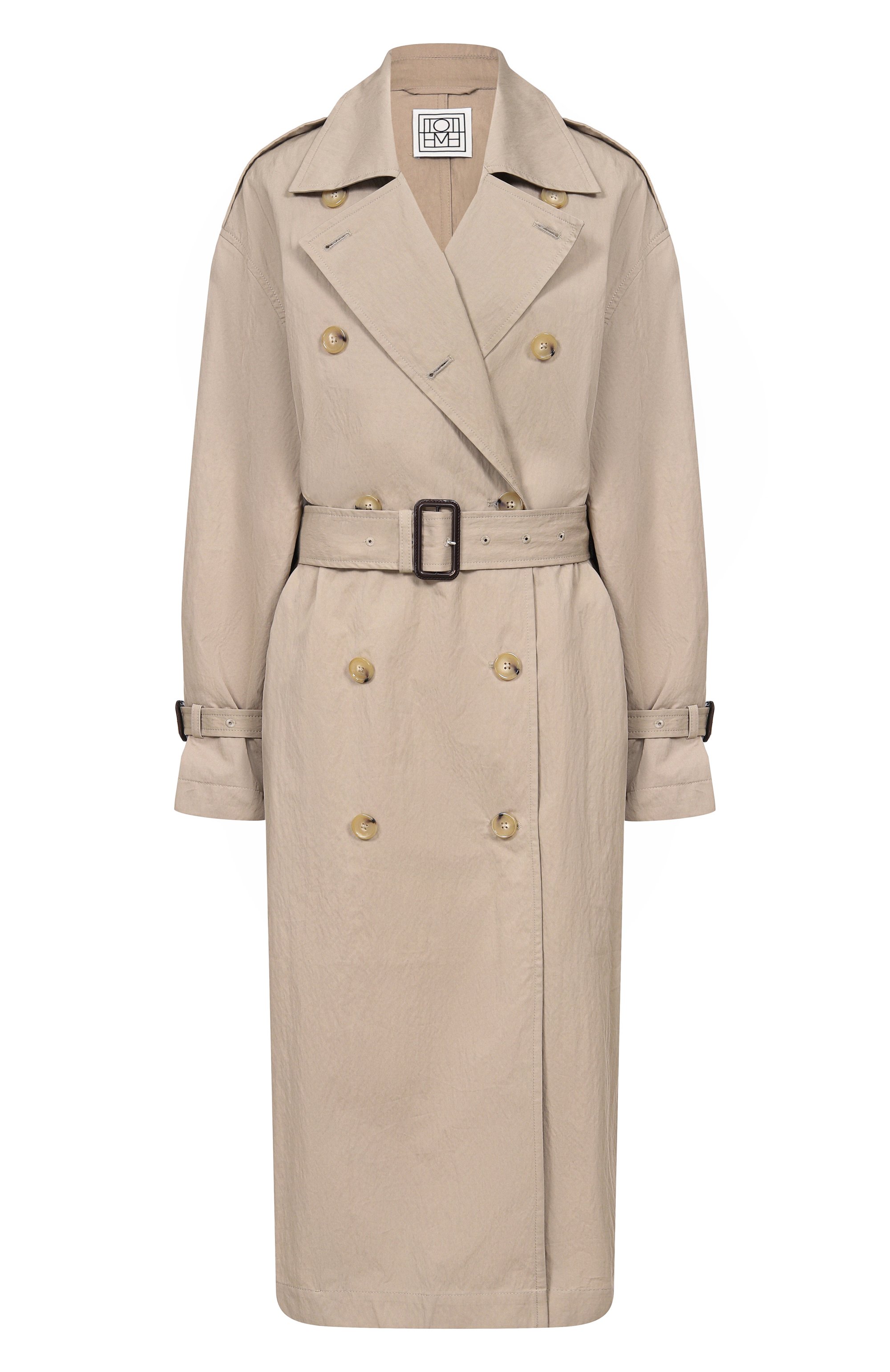 Хлопковый трен ч TOTEME, арт. 252-WR00197-FB0410, фото 1