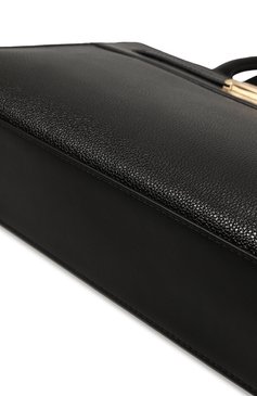 Женская сумка satchel MICHAEL MICHAEL KORS черного цвета, арт. 30S4G12S2P | Фото 3 (Размер: medium; Материал сплава: Проставлено; Ремень/цепочка: На ремешке; Драгоценные камни: Проставлено; Материал: Экокожа)