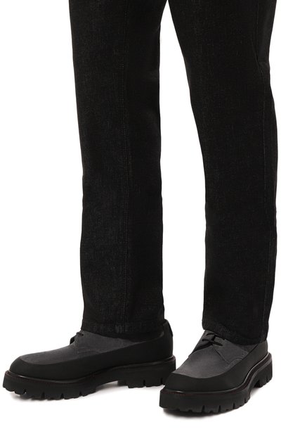 Замшевые дерби KITON, арт. USSA194N0112503_FUR, фото 3