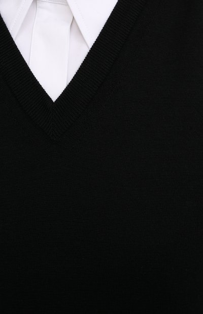 Шерстяной жилет THE ROW, арт. 5706Y478, фото 5