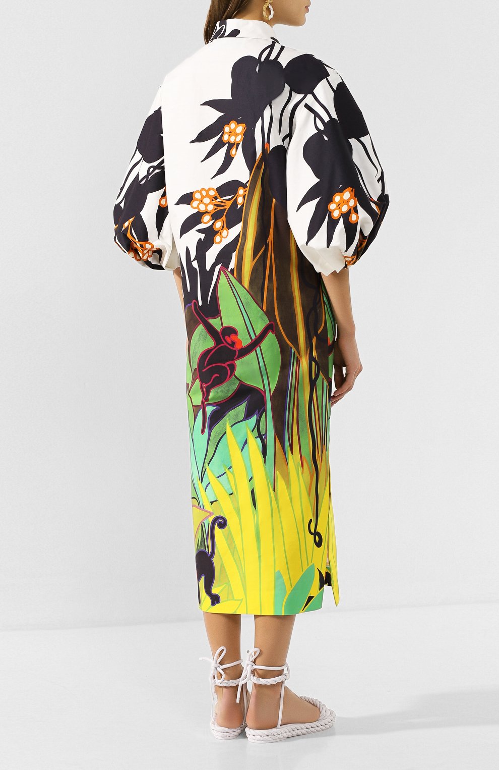 Хлопковое платье VALENTINO, арт. TB0VARZ55DQ, фото 4