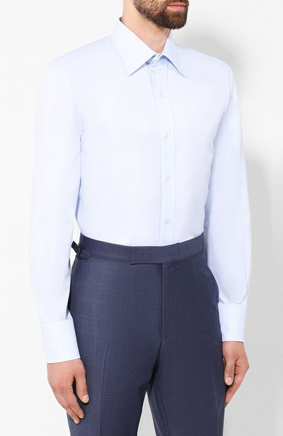 Хлопковая сорочка TOM FORD, арт. 6FT729/94S1JE, фото 3