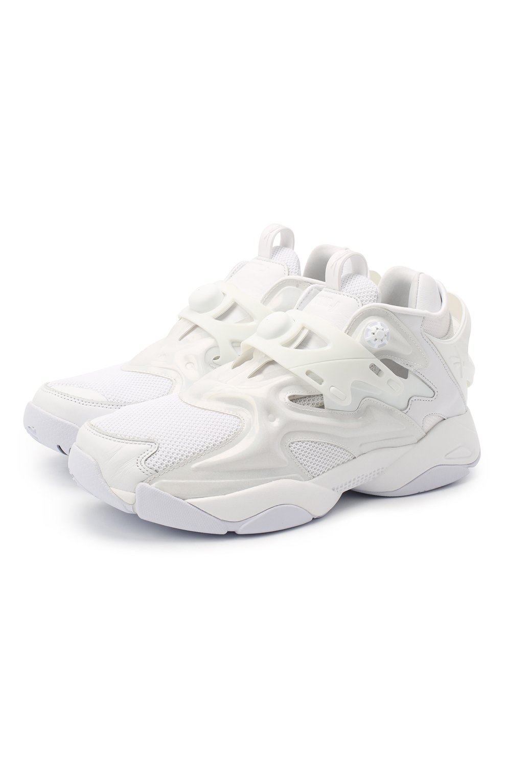 Кроссовки reebok x juun.j. pump court REEBOK белого цвета по цене 21950 руб., арт. H69059, фото 1 Кроссовки reebok x juun.j. pump court REEBOK, арт. H69059, фото 1