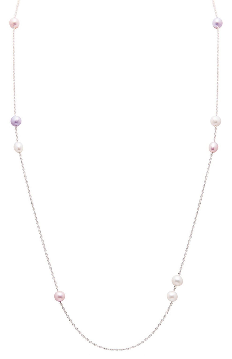 Колье MIMI бесцветного цвета по цене 56100 руб., арт. C23VNAF4-90, фото 1 Колье MIMI, арт. C23VNAF4-90, фото 1