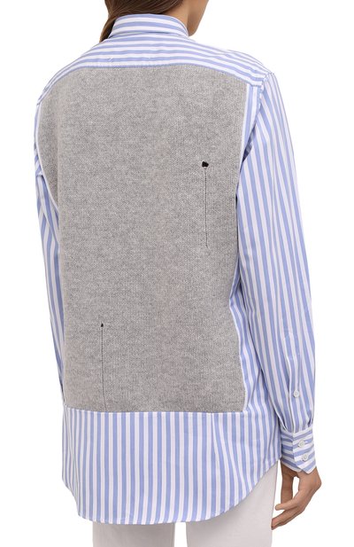 Комбинированная рубашка MAISON MARGIELA, арт. S51DL0382/S54191, фото 4