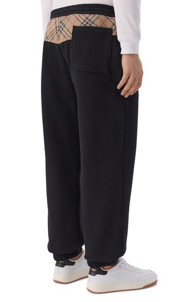 Хлопковые джоггеры BURBERRY, арт. 8119082, фото 4