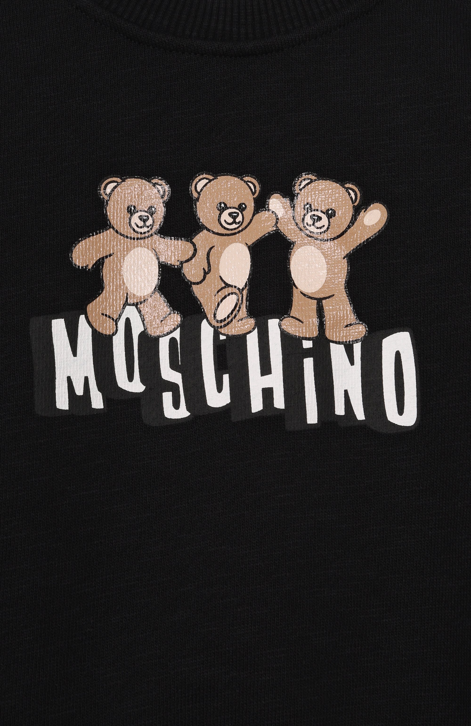 Хлопковый свитшот MOSCHINO, арт. HVF08V/LCA88_001, фото 3