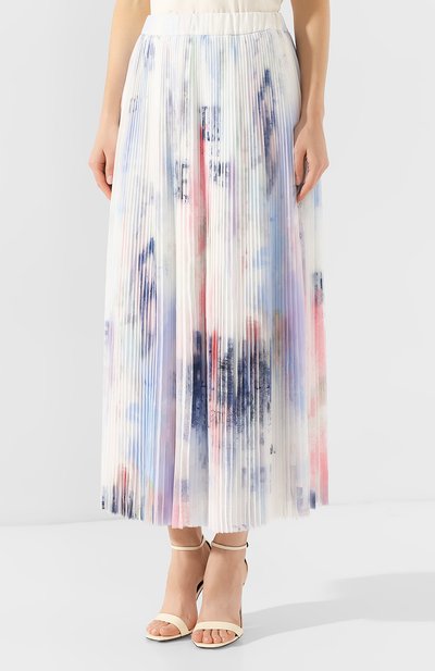 Плиссированная юбка BALMAIN разноцветного цвета по цене 238500 руб., арт. SF24852/I238, фото 3 Плиссированная юбка BALMAIN, арт. SF24852/I238, фото 3