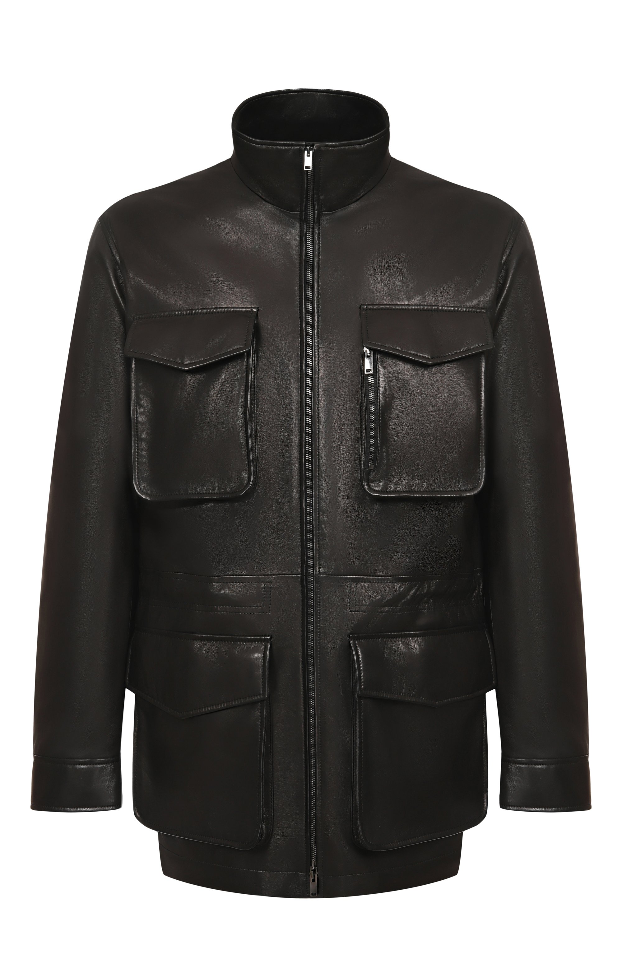 Кожаная куртка MVST черного цвета по цене 450000 руб., арт. 54200, фото 1 Кожаная куртка MVST, арт. 54200, фото 1