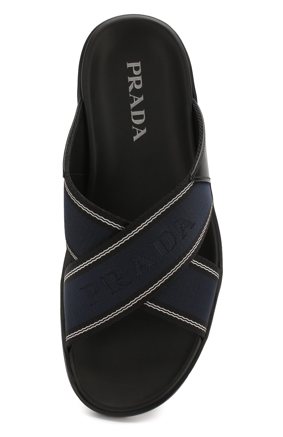 Комбинированные шлепанцы PRADA, арт. 2X3032-3KXT-F0JPM, фото 5
