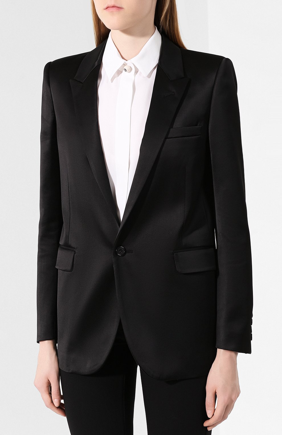 Жакет из вискозы SAINT LAURENT, арт. 517740/Y145D, фото 3