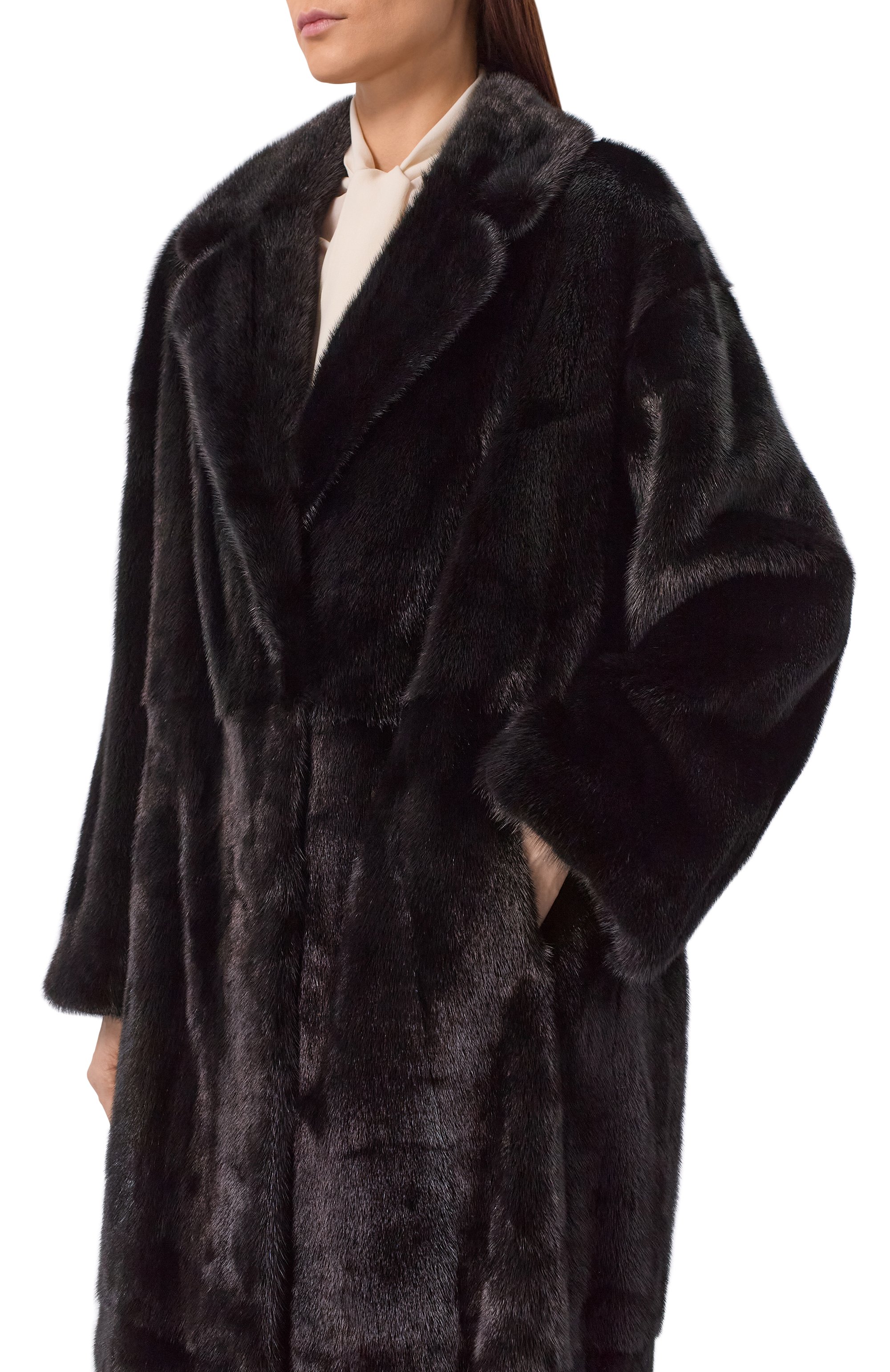 Шуба из норки РУССКИЙ МЕХ, арт. 71 РМ, фото 5