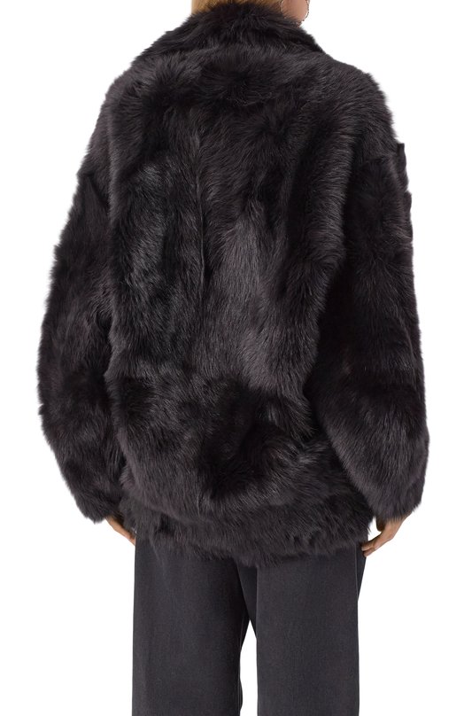 Дубленка из овчины Petar Petrov F25FM3/SHEARLING Коричневый  F25FM3/SHEARLING Фото 4
