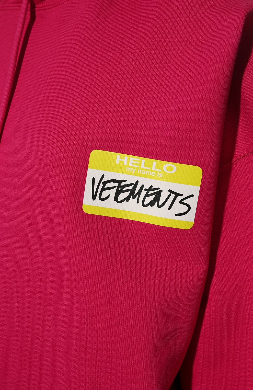 Хлопковое худи VETEMENTS, арт. UA53HD180P 1606/W, фото 5