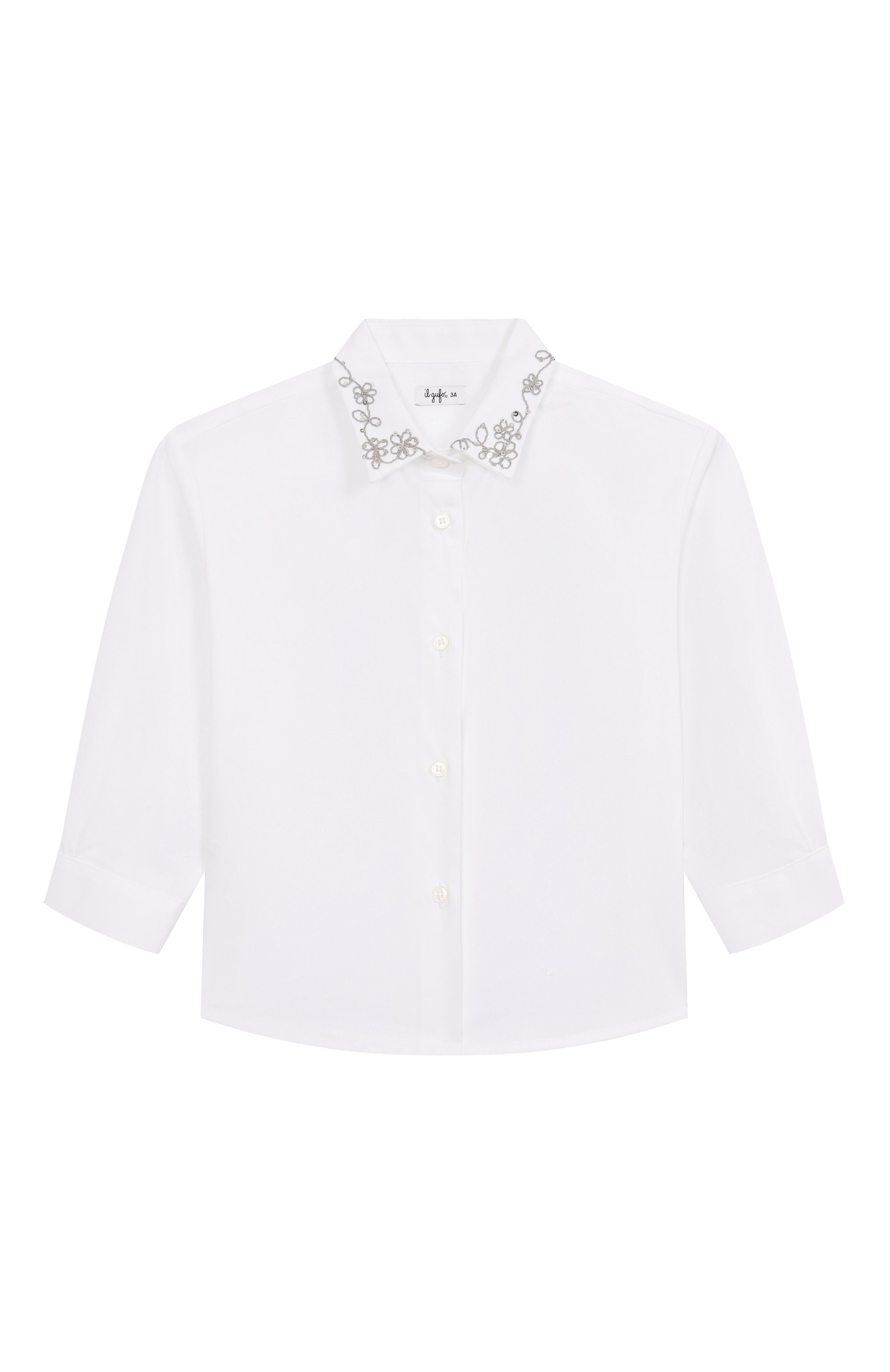 Хлопковая рубашка IL GUFO, арт. A25GCL0016C0066/2-4, фото 1