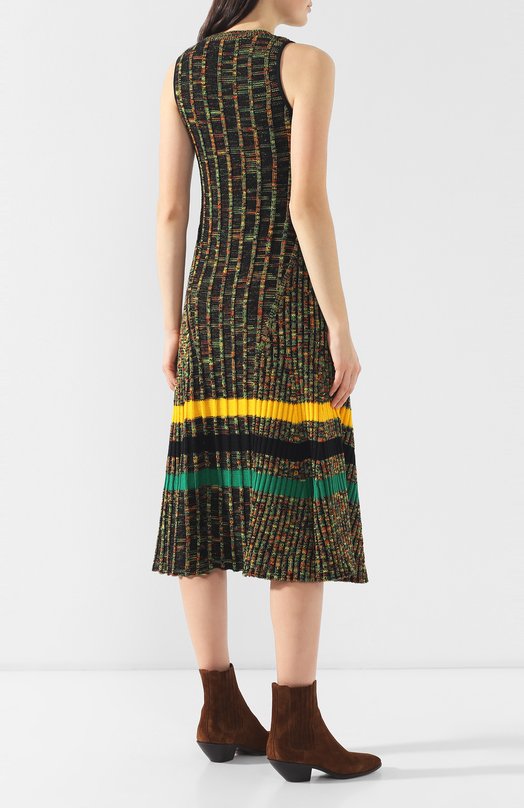 Шерстяное платье CALVIN KLEIN 205W39NYC Разноцветный, фото 4