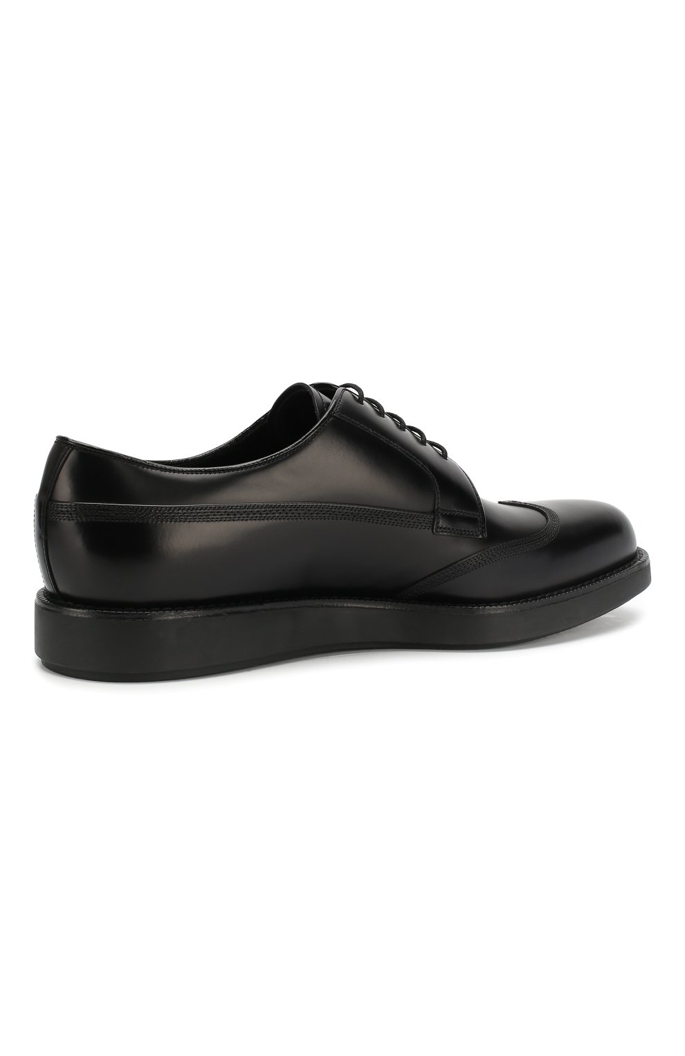 Кожаные дерби PRADA, арт. 2EE304-B4L-F0002, фото 4