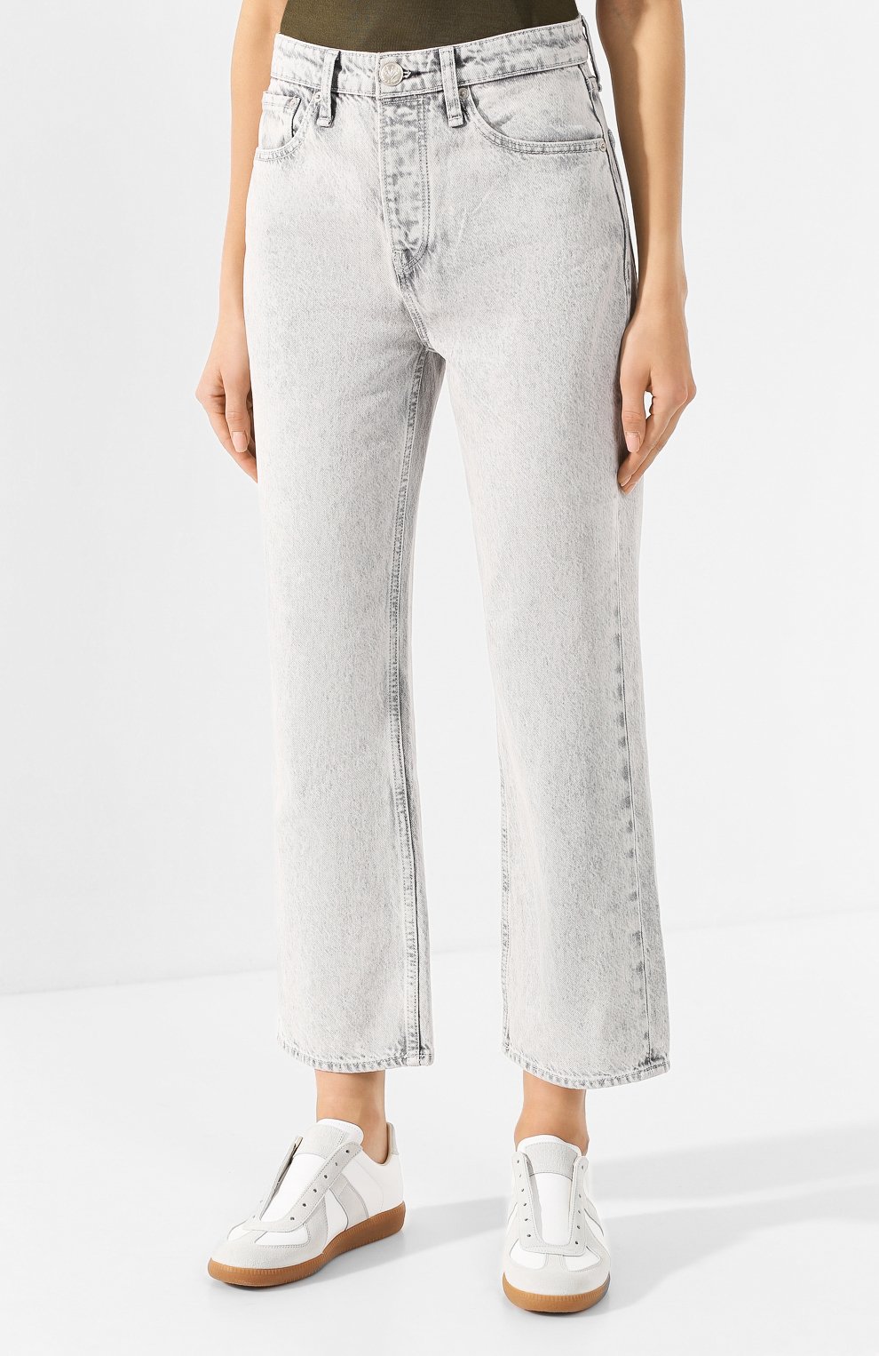 Джинсы RAG AND BONE серого цвета по цене 27250 руб., арт. WDD19H2645D3GL, фото 3 Джинсы RAG AND BONE, арт. WDD19H2645D3GL, фото 3