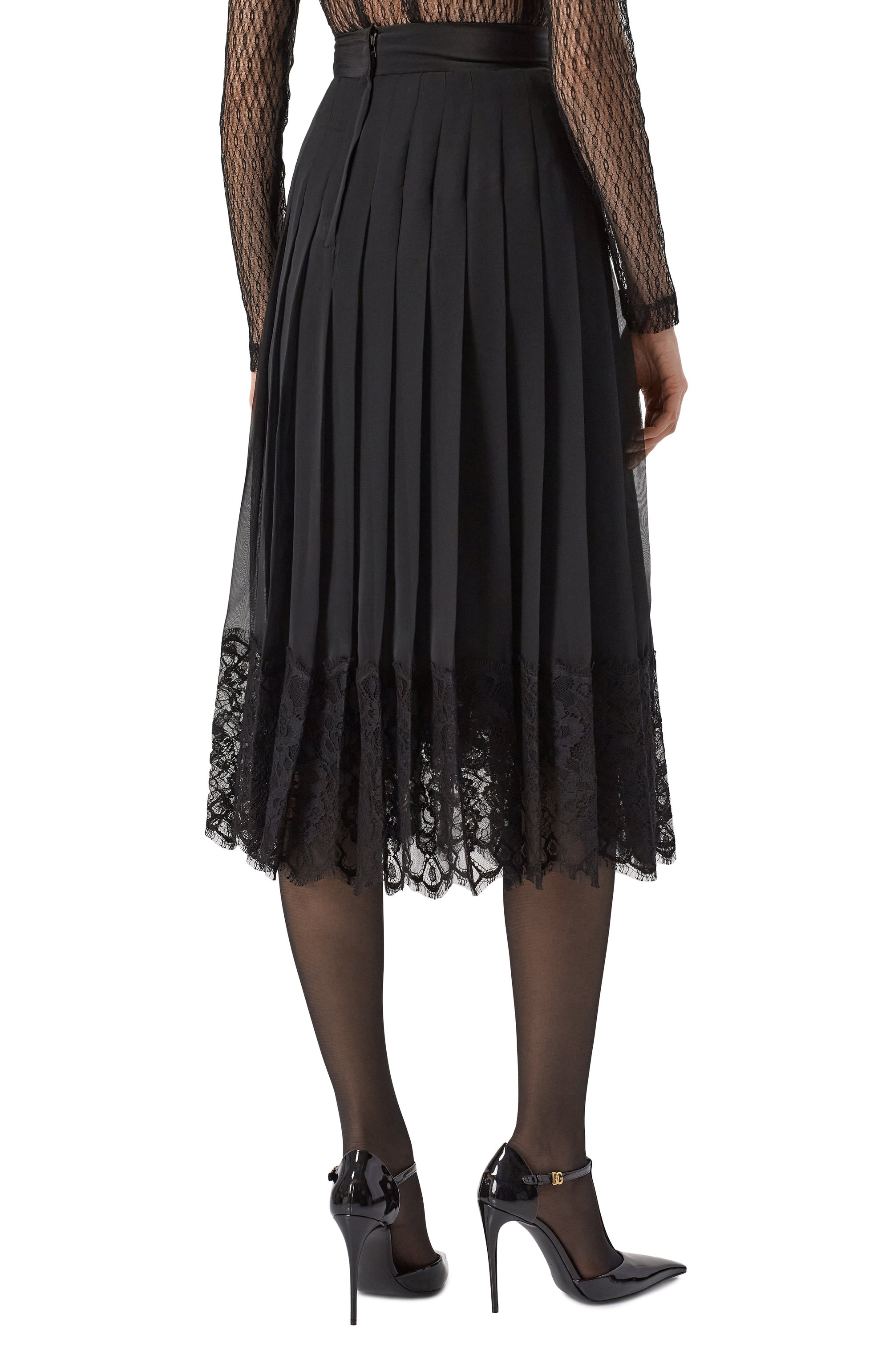 Плиссированная юбка DOLCE & GABBANA, арт. F4BFTT/FUSNW, фото 4