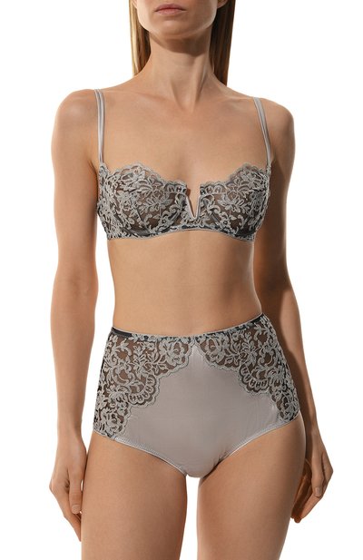 Бюстгальтер-балконет I.D. SARRIERI серебряного цвета по цене 52700 руб., арт. J5327, фото 2 Бюстгальтер-балконет I.D. SARRIERI, арт. J5327, фото 2