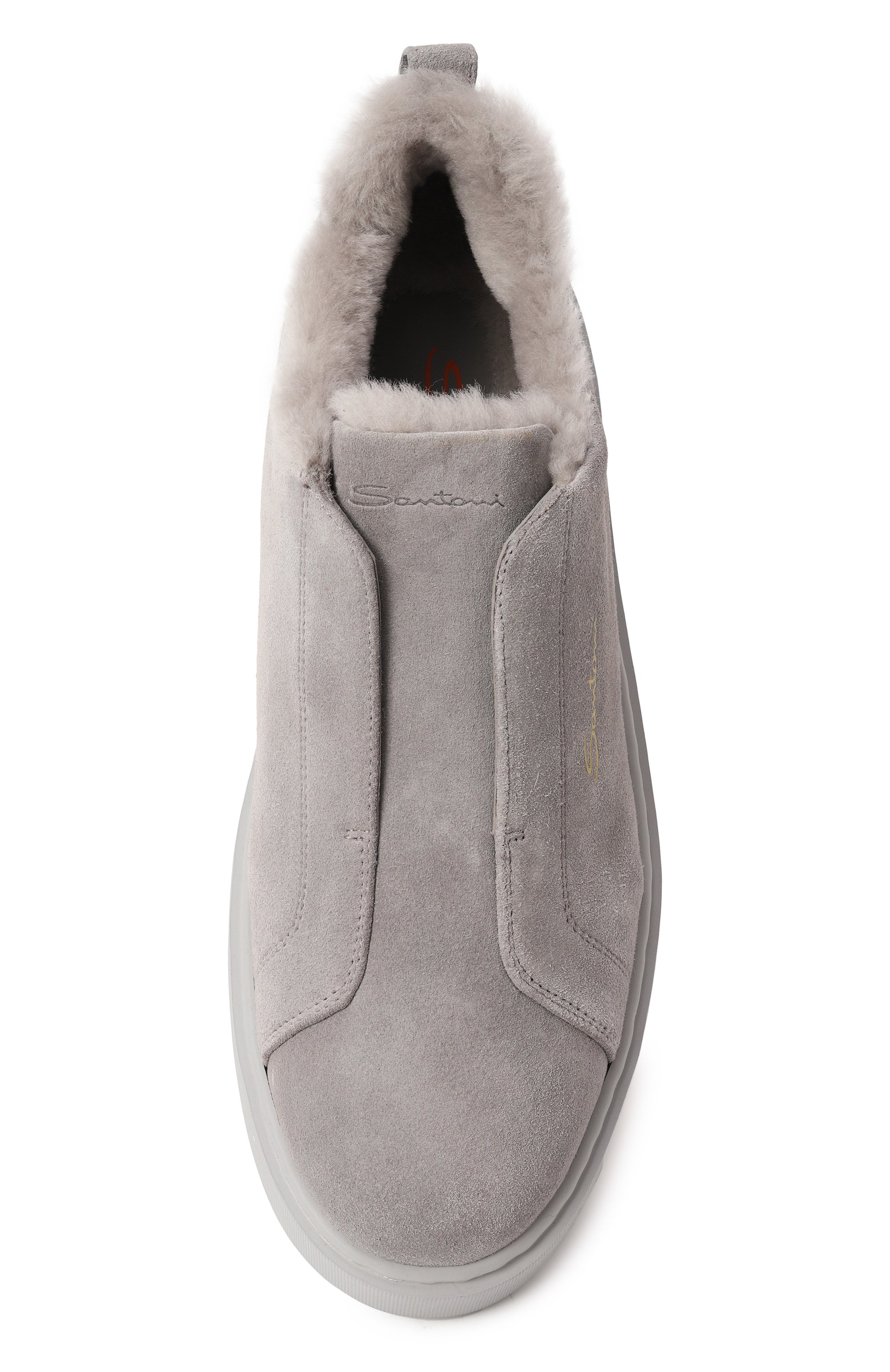 Замшевые кеды SANTONI, арт. WBCG61265GHIPSAP, фото 6