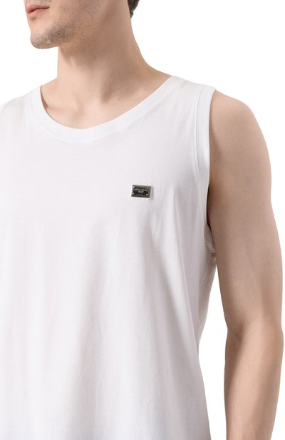 Хлопковая майка DOLCE & GABBANA, арт. G8QJ5T/G7N7A, фото 5