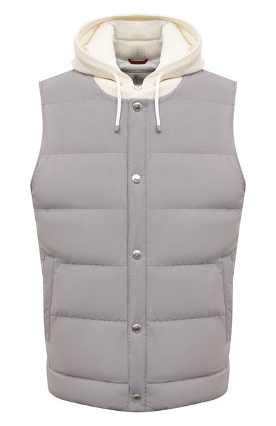 Мужской пуховый жилет BRUNELLO CUCINELLI, арт. MM4037346G