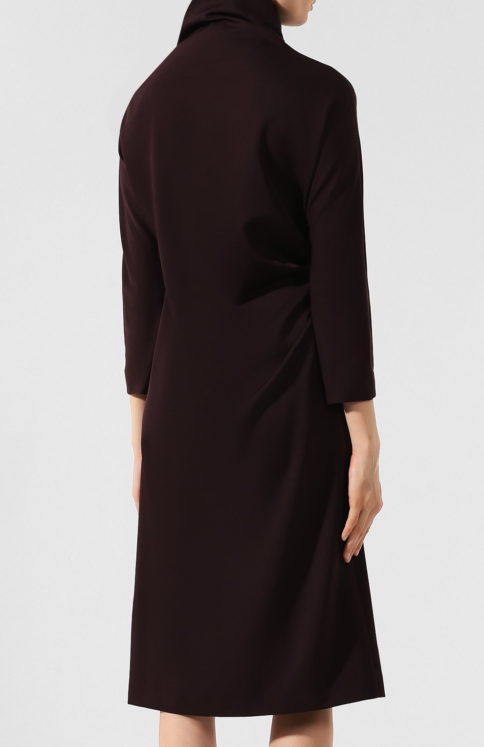 Шерстяное платье DRIES VAN NOTEN фиолетового цвета по цене 142000 руб., арт. 192-11073-8229, фото 4 Шерстяное платье DRIES VAN NOTEN, арт. 192-11073-8229, фото 4