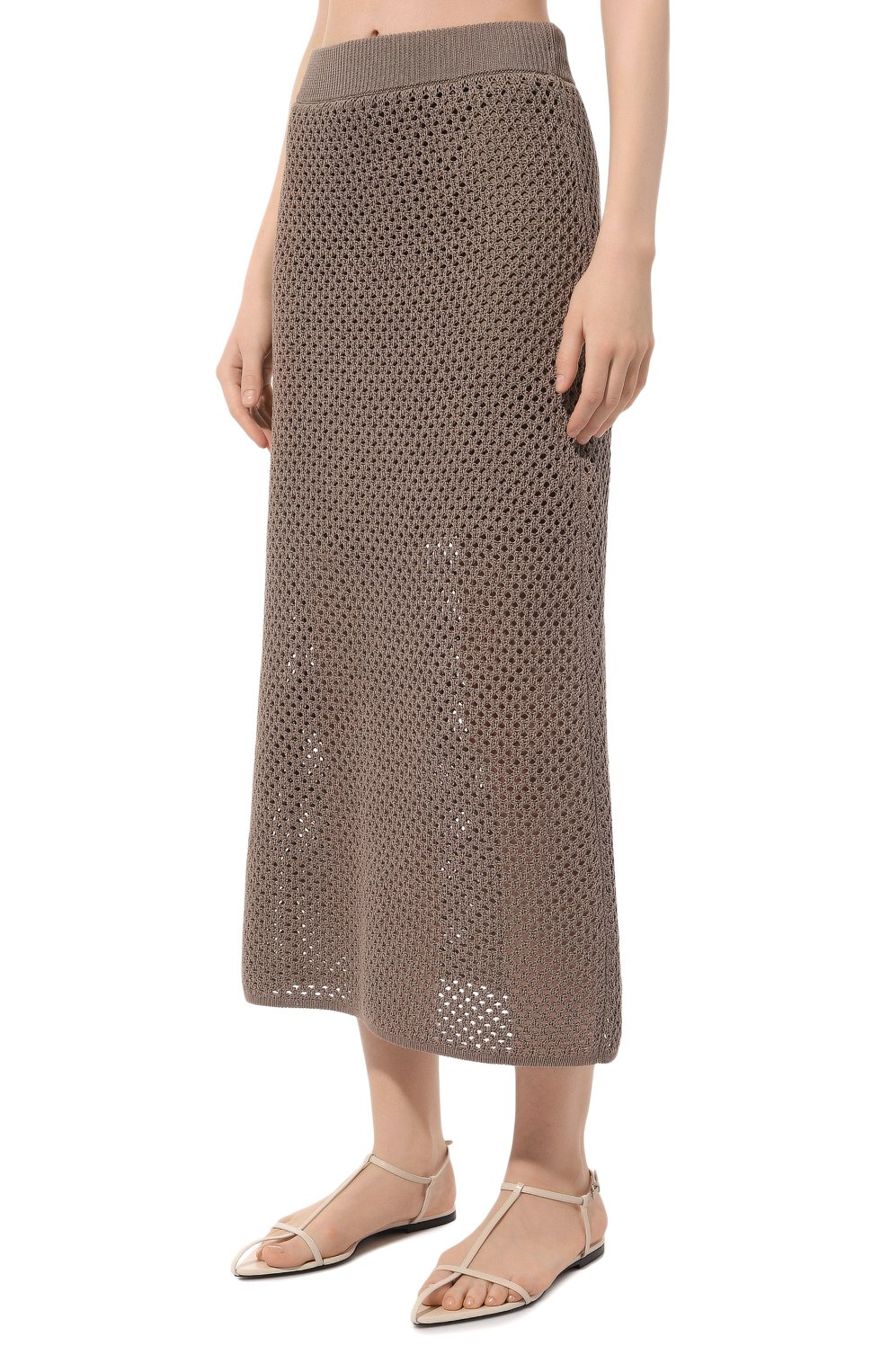 Хлопковая юбка BRUNELLO CUCINELLI, арт. M7876B1345, фото 3