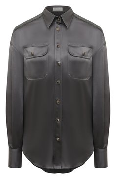 Атласная блузка BRUNELLO CUCINELLI, арт. M0C59NA106, фото 1