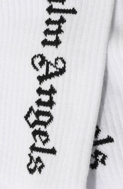 Хлопковые носки PALM ANGELS, арт. PBRA005F22KNI0010110, фото 2