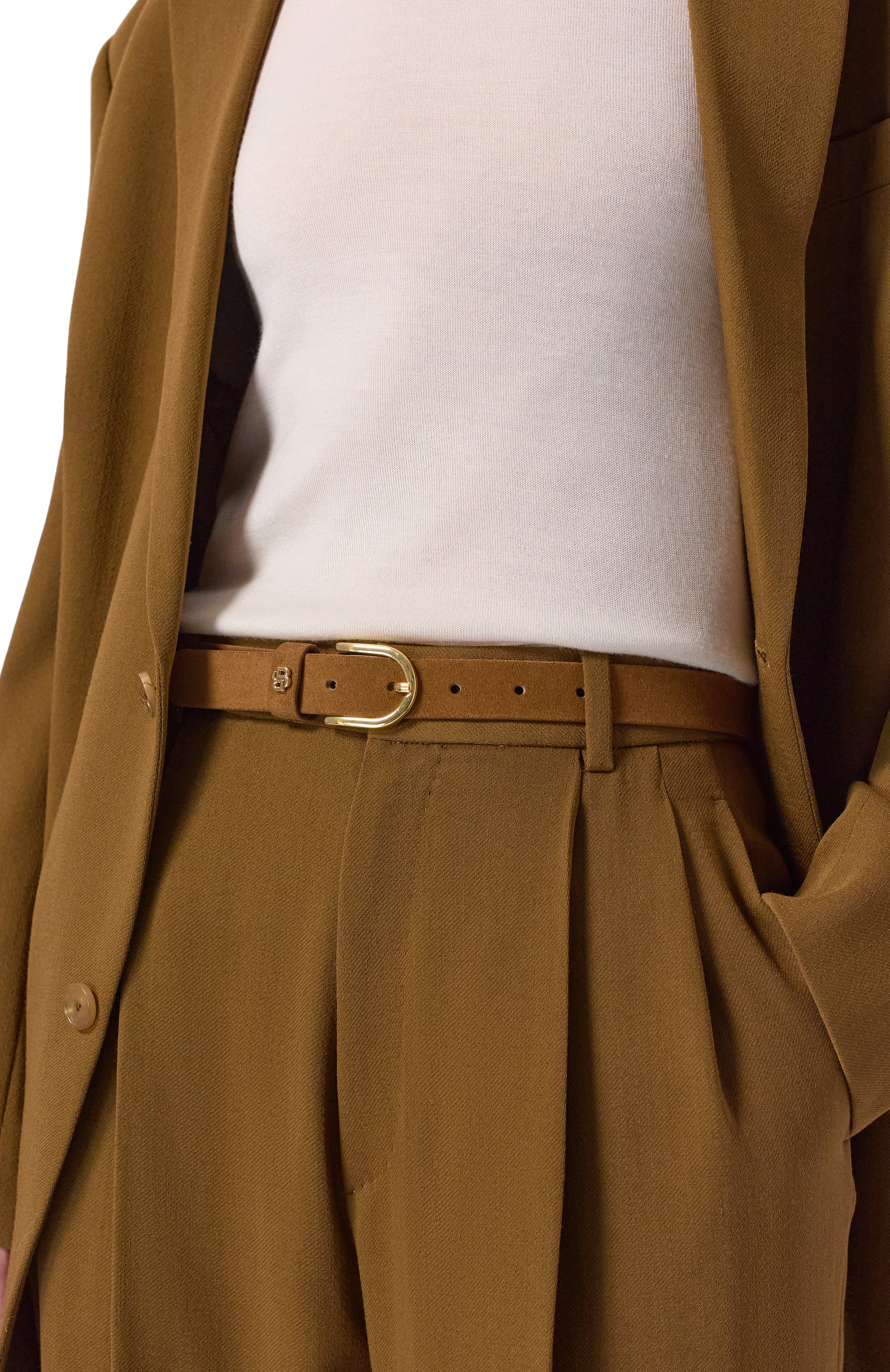 Замшевый ремень BOSS, арт. 50522643, фото 2