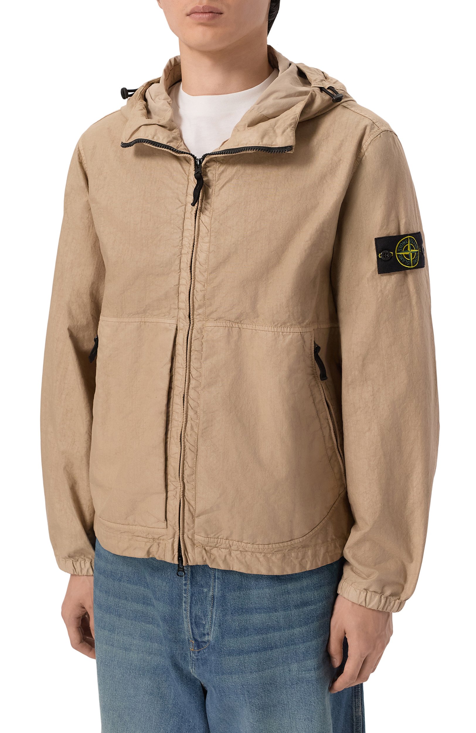 Куртка STONE ISLAND бежевого цвета по цене 118000 руб., арт. L1S154100053/S0069, фото 3 Куртка STONE ISLAND, арт. L1S154100053/S0069, фото 3