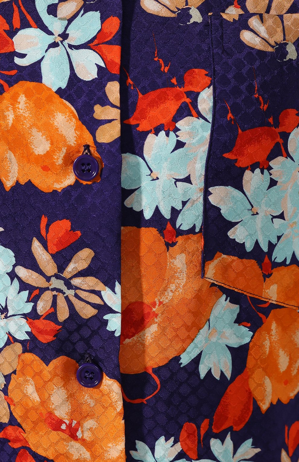 Рубашка с принтом DRIES VAN NOTEN, арт. 191-10761-7090, фото 5